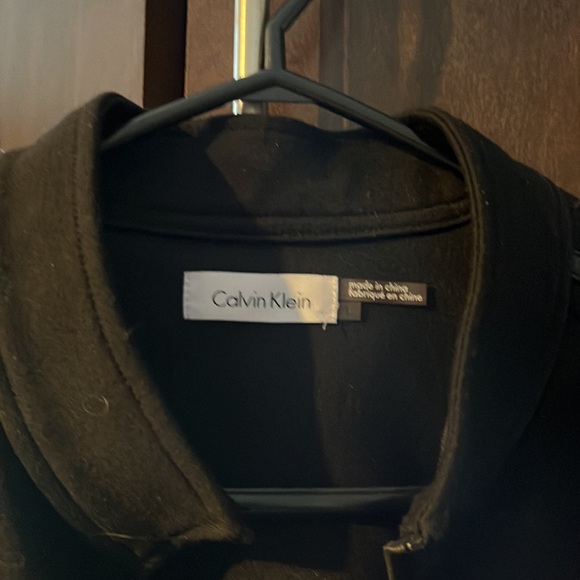 Size Large Calvin Klein coat Black - Picture 2 of 4